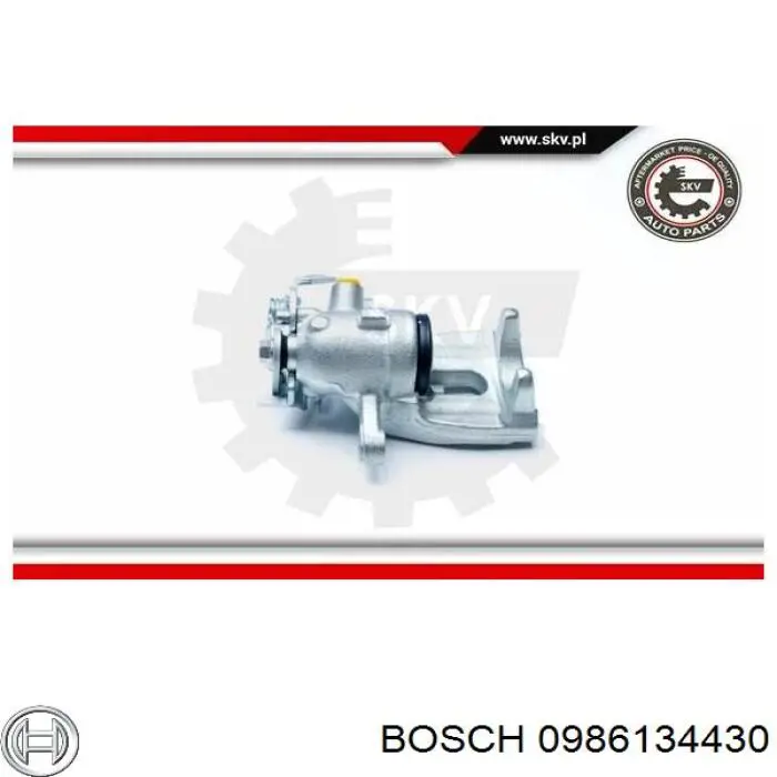 Супорт гальмівний задній лівий Bosch 0986134430 ціна, від 55.56 USD