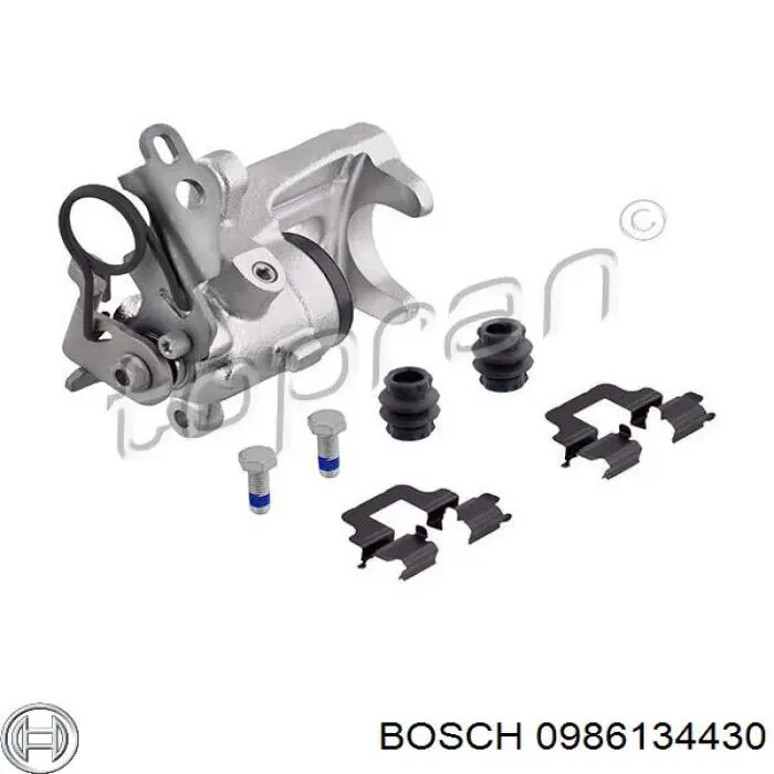 Купити 0986134430 Bosch Супорт задній лівий