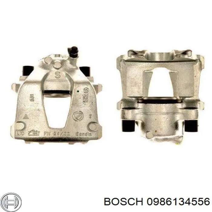 Купити 0986134556 Bosch Супорт задній лівий