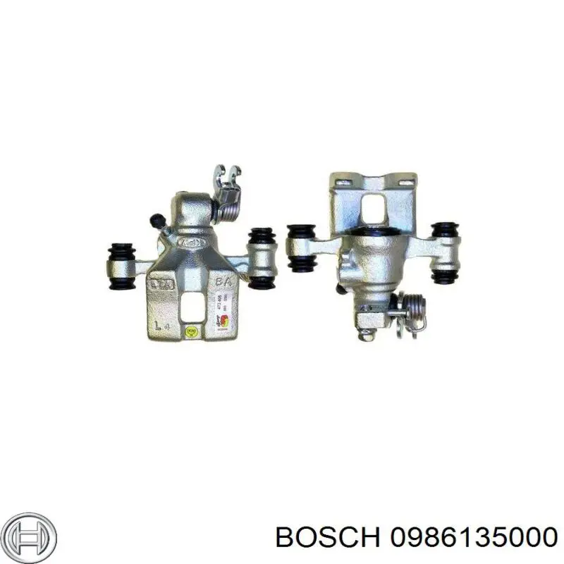 Купити 0986135000 Bosch Супорт задній правий