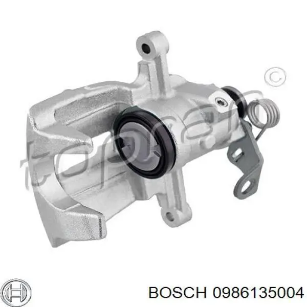 Купити 0986135004 Bosch Супорт задній правий