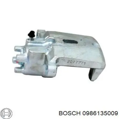 Супорт гальмівний задній правий Bosch 0986135009