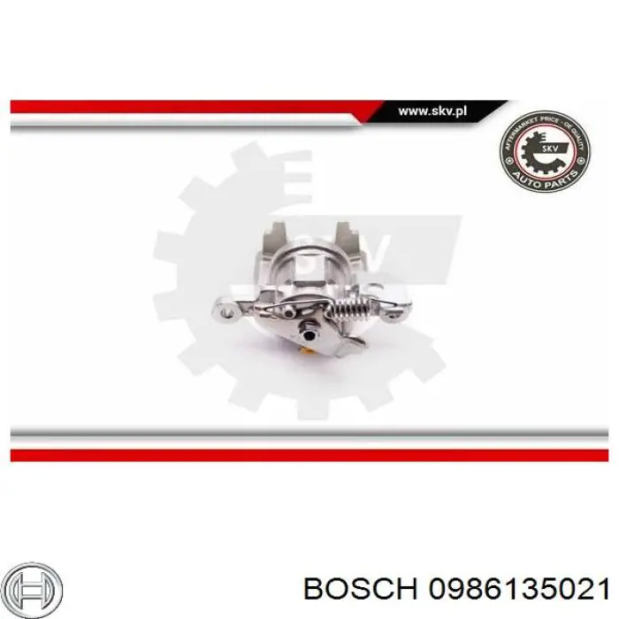 Супорт задній правий 0986135021 Bosch