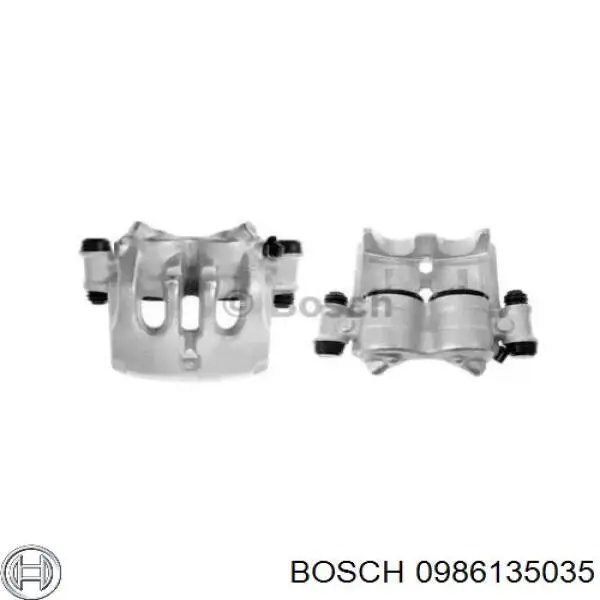 0986135035 Bosch супорт гальмівний передній лівий