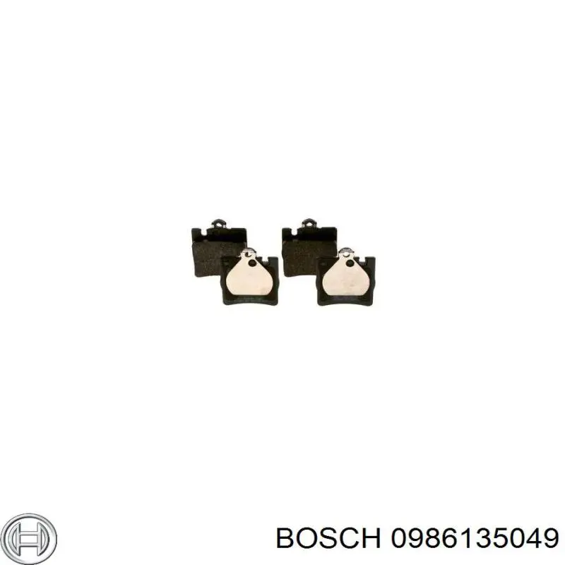 Супорт задній правий 0986135049 Bosch
