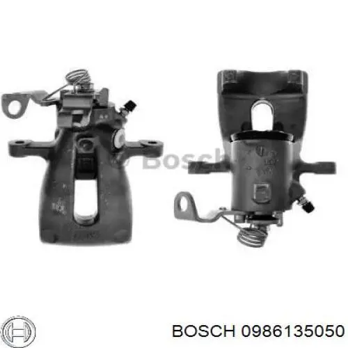 Супорт гальмівний задній правий 0986135050 Bosch