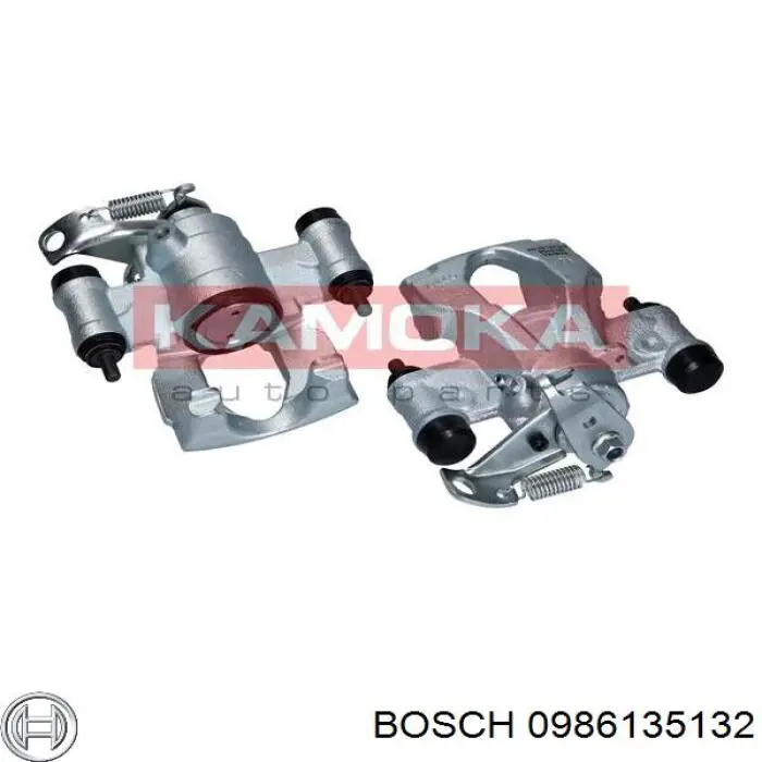 Купити 0986135132 Bosch Супорт задній правий
