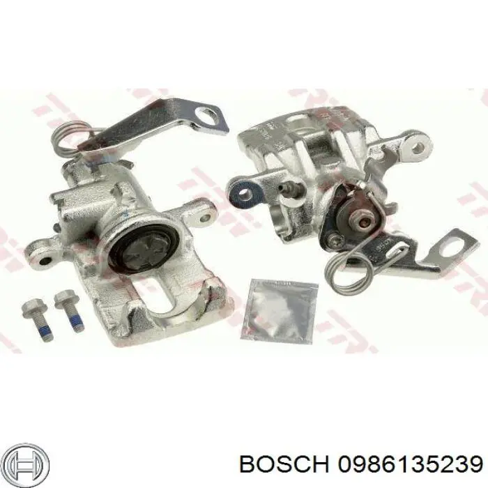 0986135239 Bosch супорт гальмівний задній правий