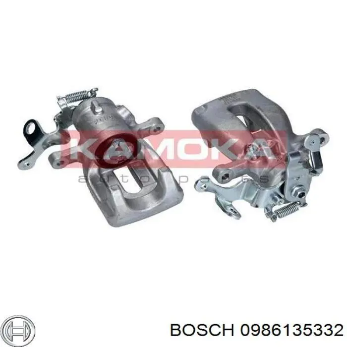 Купити 0986135332 Bosch Супорт задній правий