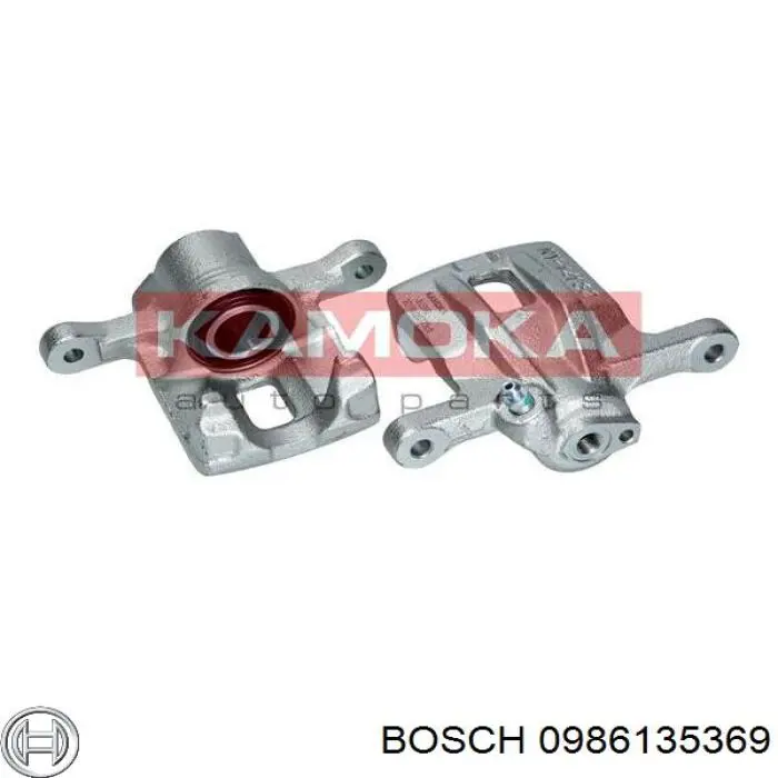 0986135369 Bosch Супорт гальмівний задній правий