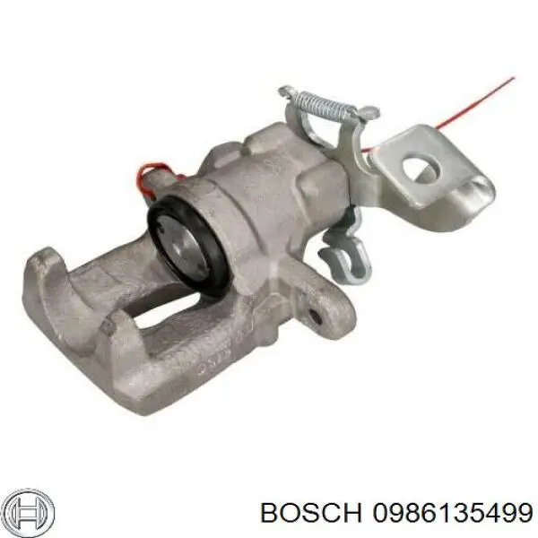 Купити 0986135499 Bosch Супорт задній правий