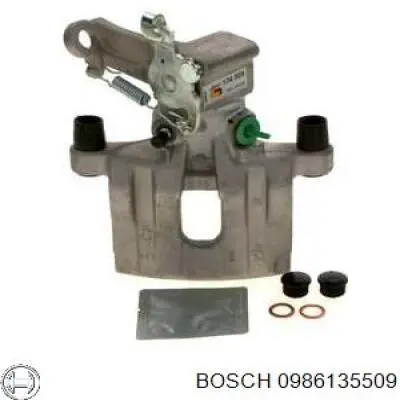 0986135509 Bosch Супорт гальмівний задній правий