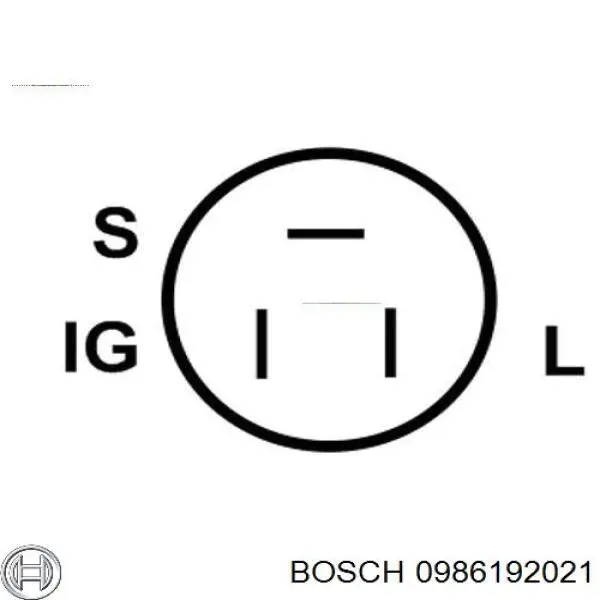Реле зарядки генератора Bosch 0986192021 ціна, від 11.13 USD