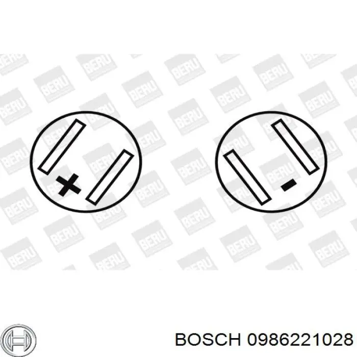 0986221028 Bosch котушка запалювання