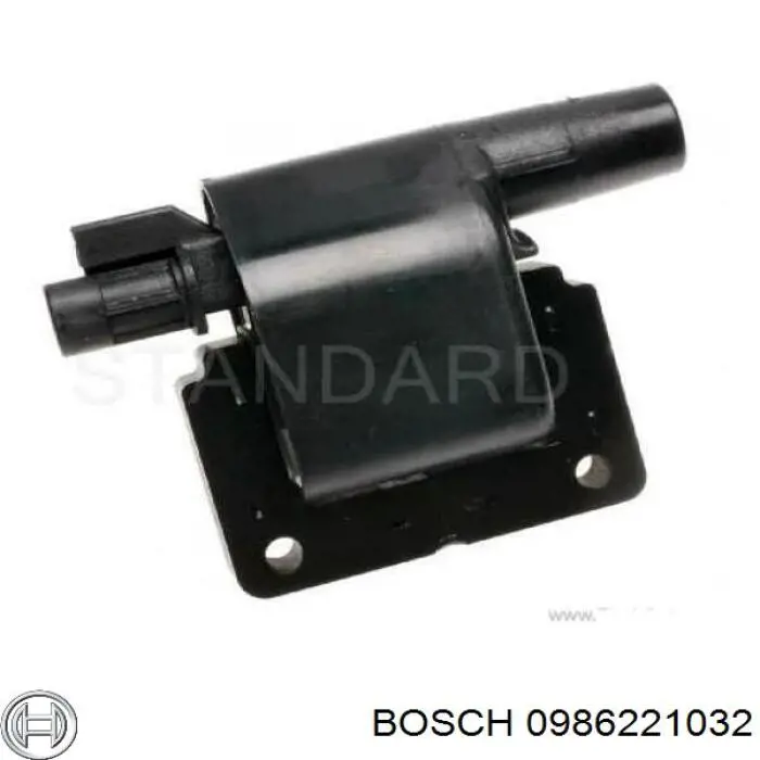 Котушка запалювання Bosch 0986221032 ціна, від 17.28 USD