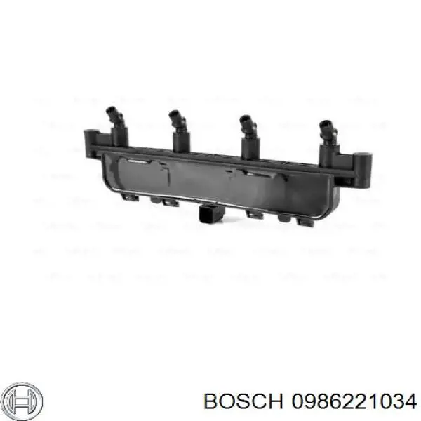 Котушка запалювання Bosch 0986221034 ціна, від 43.83 USD