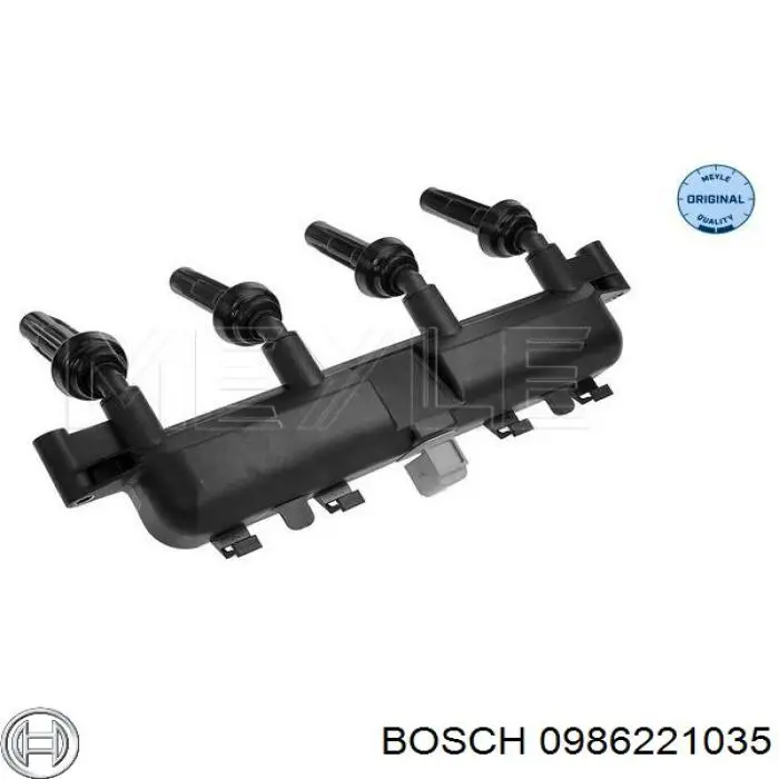 Купити 0986221035 Bosch Котушка запалювання