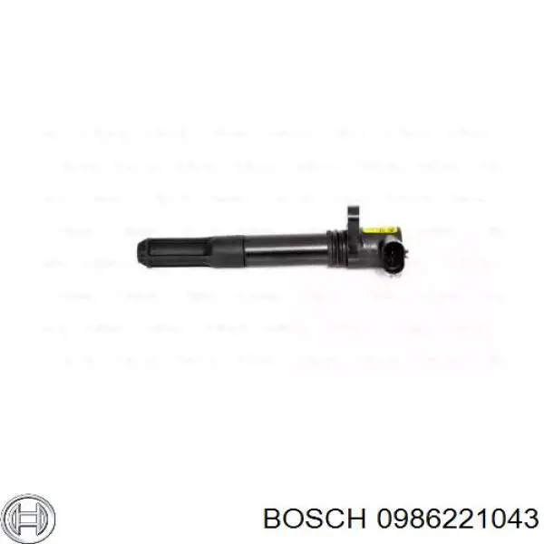 Купити 0986221043 Bosch Котушка запалювання