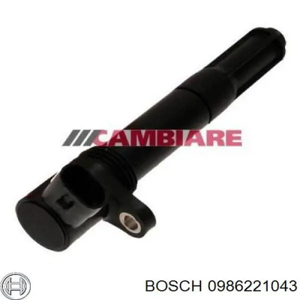 0986221043 Bosch Котушка запалювання