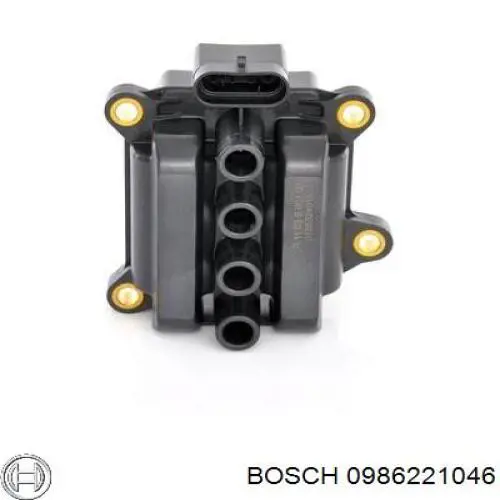 Котушка запалювання Bosch 0986221046 ціна, від 38.11 USD