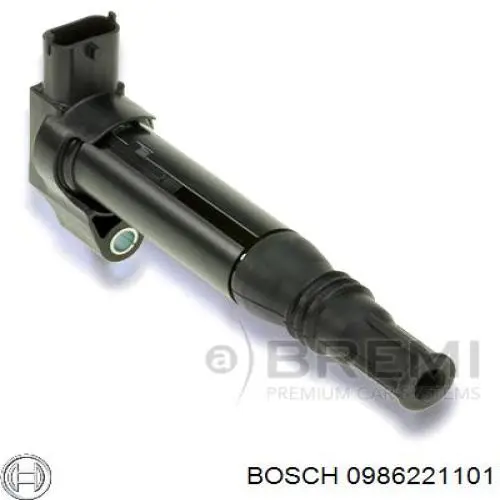 0986221101 Bosch Котушка запалювання