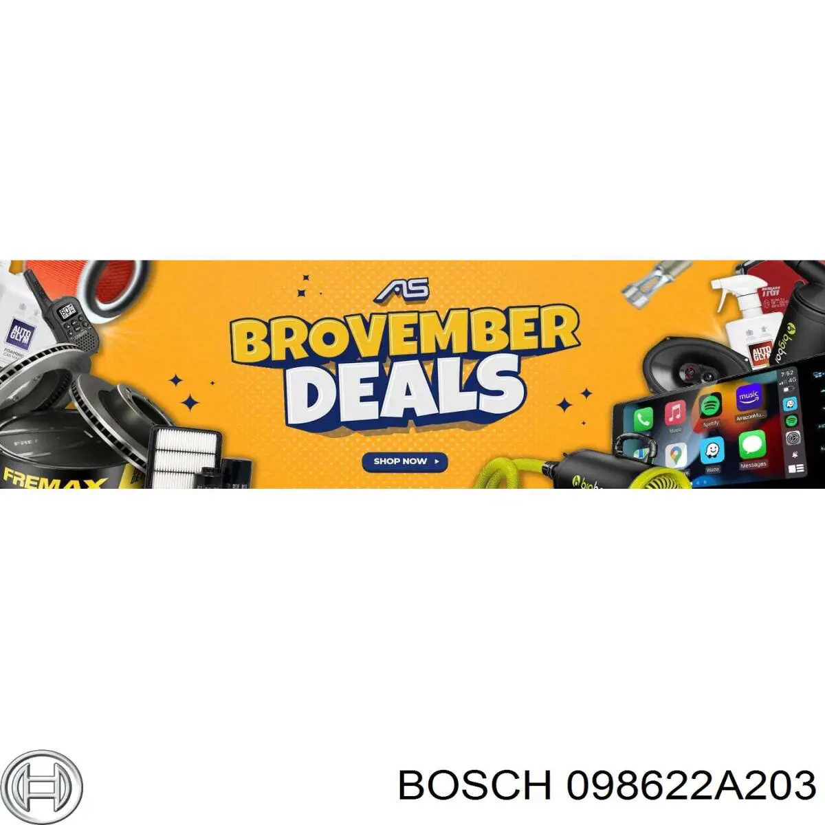 Котушка запалювання Bosch 098622A203 ціна, від 27.70 USD