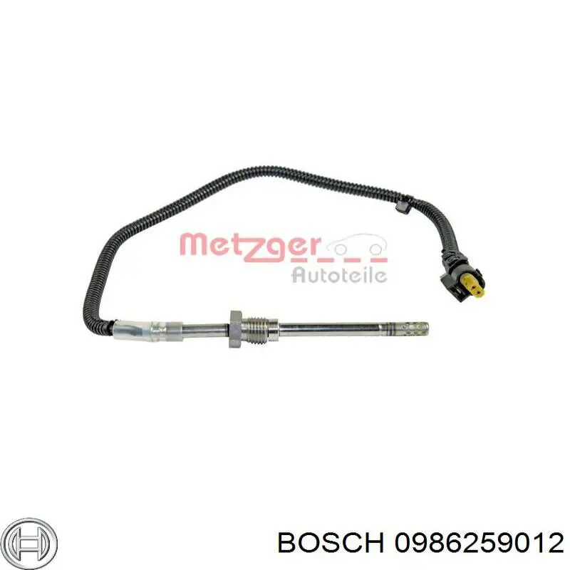 0986259012 Bosch датчик температури відпрацьованих газів (вг, перед турбіною)