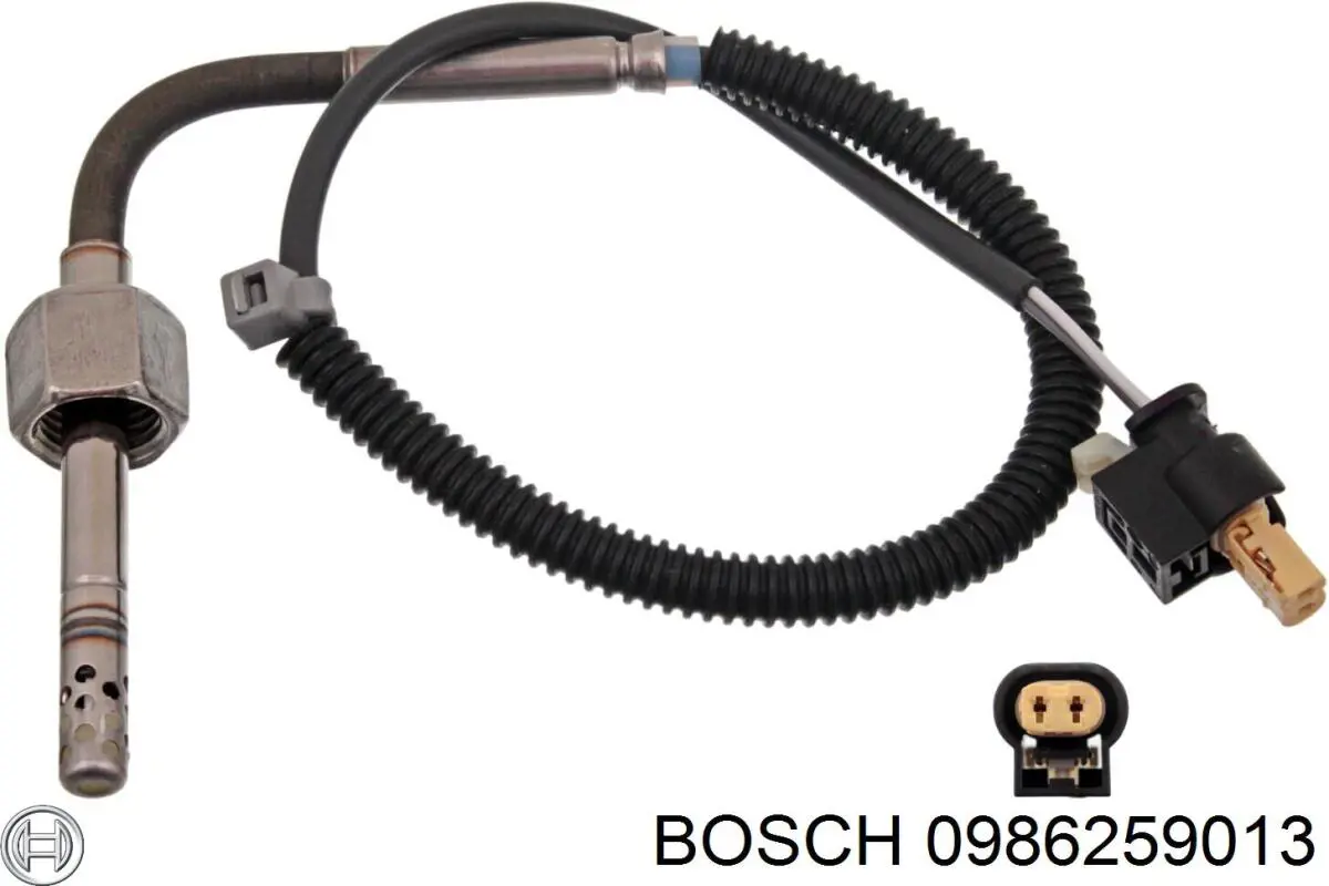 0986259013 Bosch датчик температури відпрацьованих газів (вг, до каталізатора)
