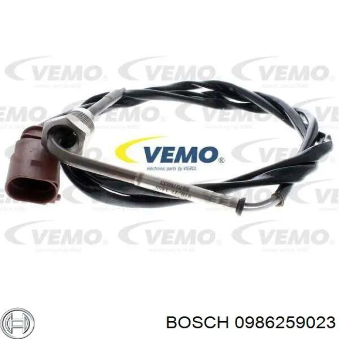 Датчик температури відпрацьованих газів (ВГ), перед фільтром сажі Bosch 0986259023 ціна, від 42.51 USD