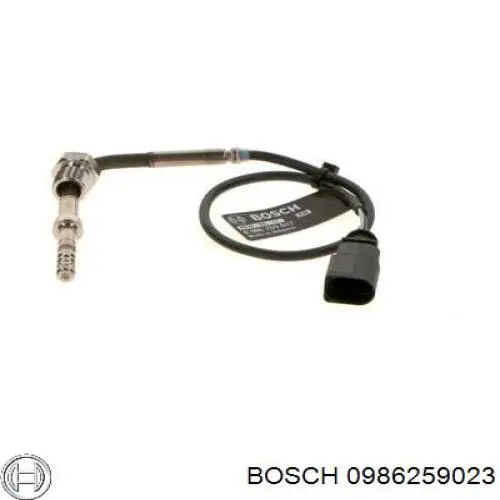 0986259023 Bosch Датчик температури відпрацьованих газів (ВГ), перед фільтром сажі
