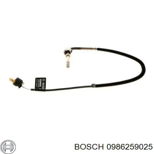 0986259025 Bosch датчик температури відпрацьованих газів (вг, в каталізаторі)