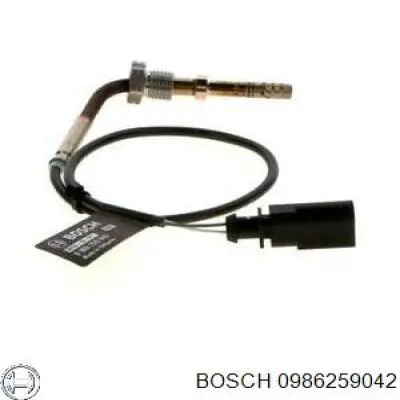 0986259042 Bosch датчик температури відпрацьованих газів (вг, перед турбіною)