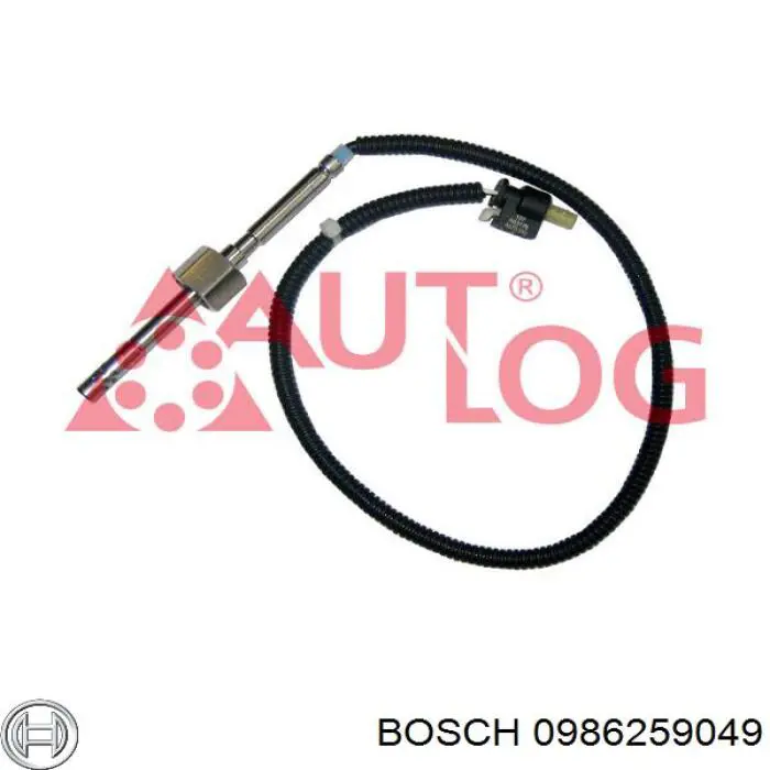 Датчик температури відпрацьованих газів (ВГ), до каталізатора Bosch 0986259049 ціна, від 66.61 USD