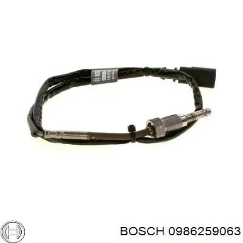 0986259063 Bosch датчик температури відпрацьованих газів (вг, перед турбіною)