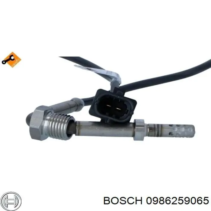 Купити 0986259065 Bosch Датчик температури відпрацьованих газів (ВГ), після фільтра сажі