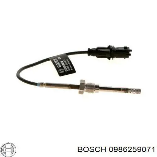 Купити 0986259071 Bosch Датчик температури відпрацьованих газів (ВГ), до каталізатора