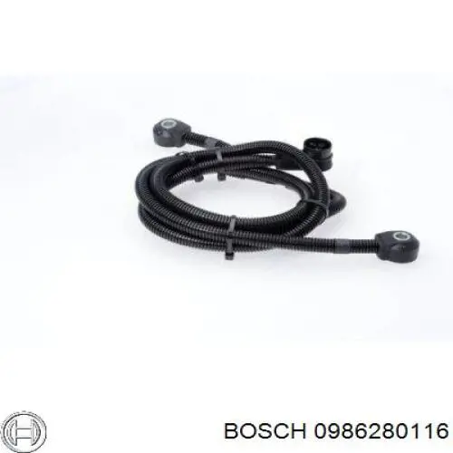 0986280116 Bosch датчик потоку (витрати повітря, витратомір MAF - (Mass Airflow))