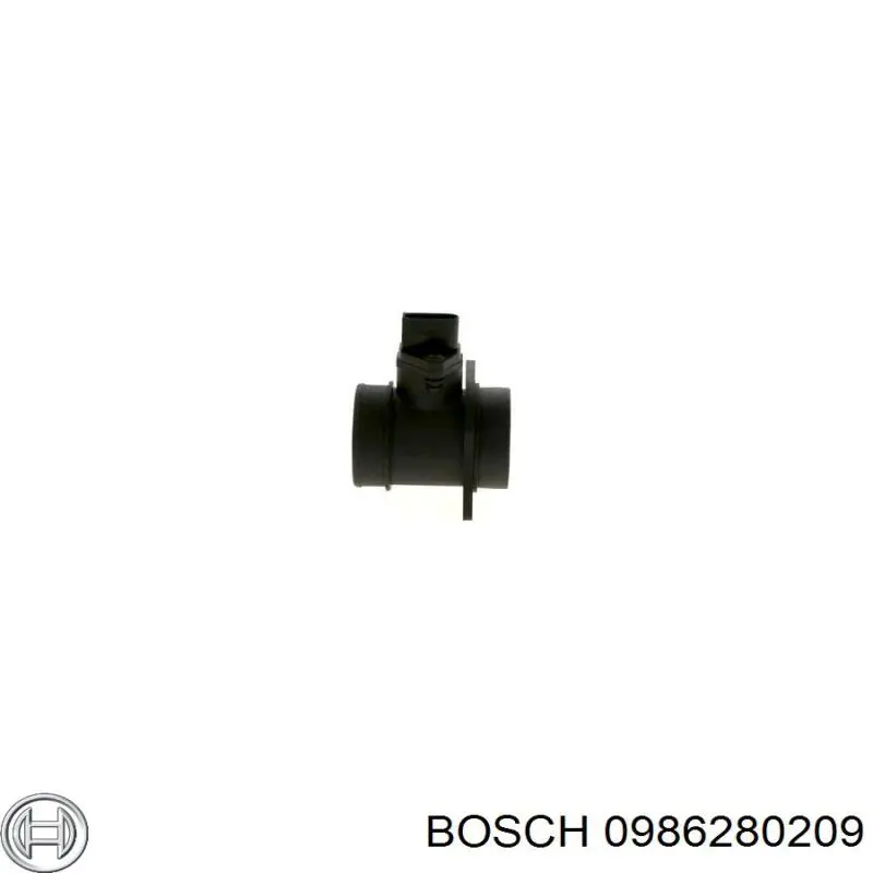 Датчик масової витрати повітря Bosch 0986280209 ціна, від 44.34 USD