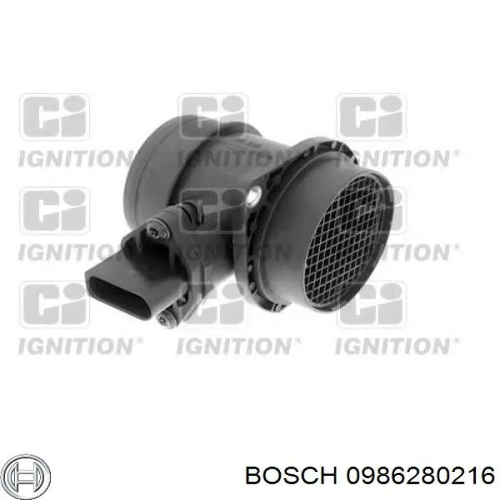 0986280216 Bosch Датчик витрати повітря