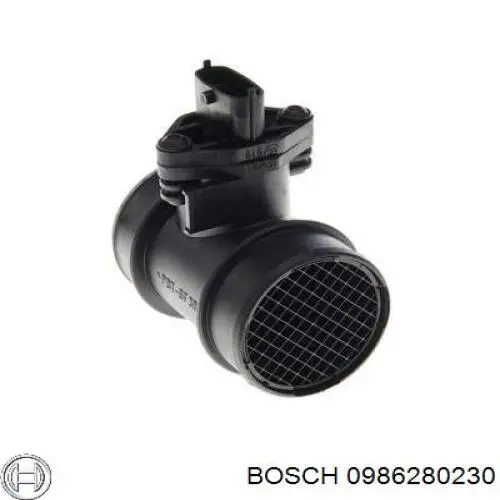 0986280230 Bosch датчик потоку (витрати повітря, витратомір MAF - (Mass Airflow))