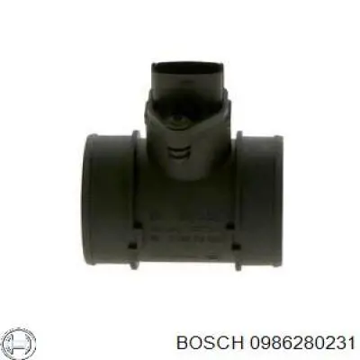0986280231 Bosch датчик потоку (витрати повітря, витратомір MAF - (Mass Airflow))