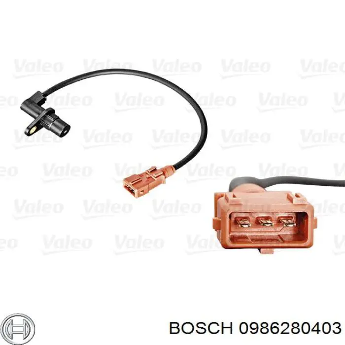 0986280403 Bosch датчик положення (оборотів коленвалу)