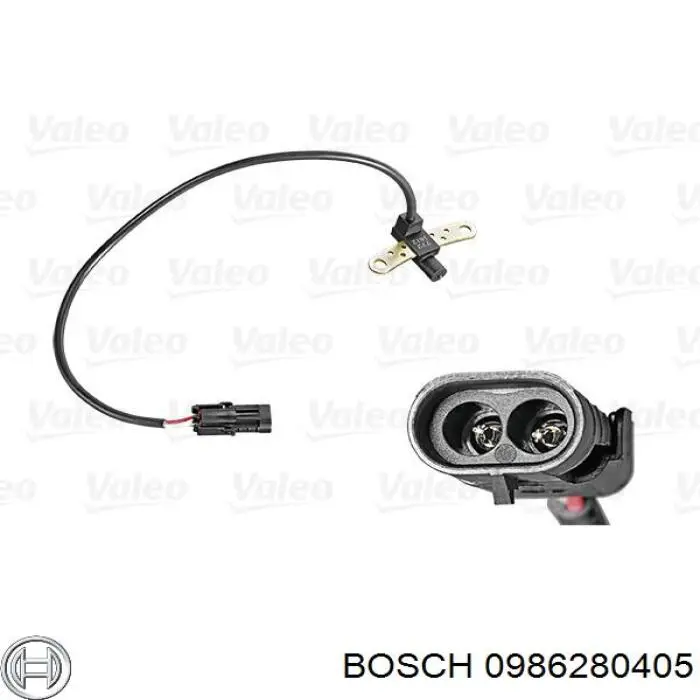 Датчик обертів колінвалу Bosch 0986280405 ціна, від 14.90 USD