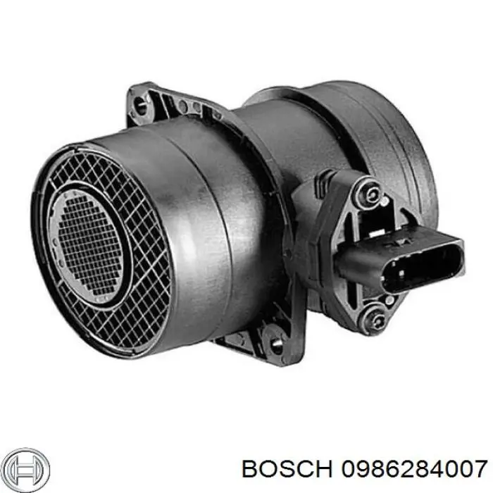 0986284007 Bosch датчик потоку (витрати повітря, витратомір MAF - (Mass Airflow))