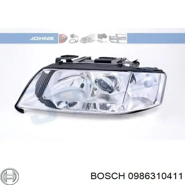 Фара ліва 0986310411 Bosch