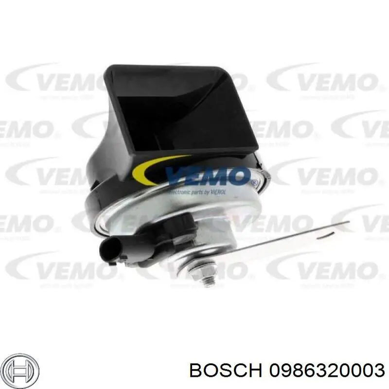 Сигнал звуковий (клаксон) 0986320003 Bosch