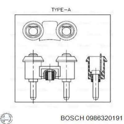 986320191 Bosch сигнал звукової