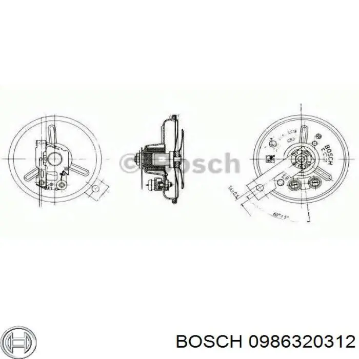Сигнал високої тональності Bosch 0986320312 ціна, від 17.97 USD