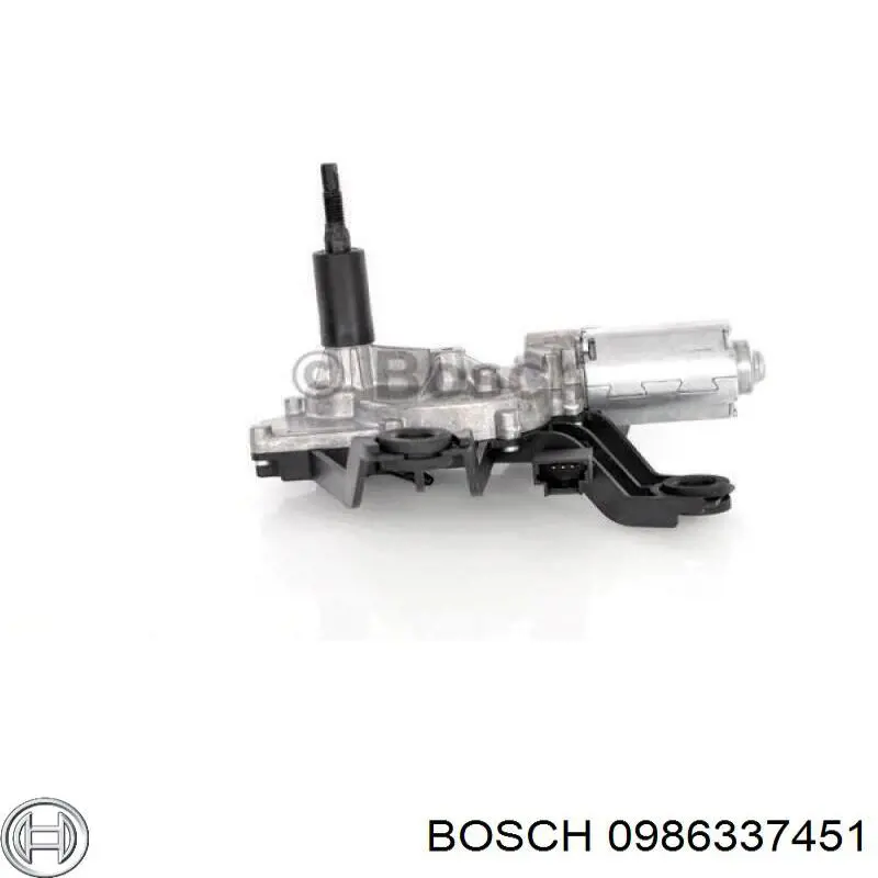 Купити 0390442451 Bosch Двигун склоочисника лобового скла (трапеції)