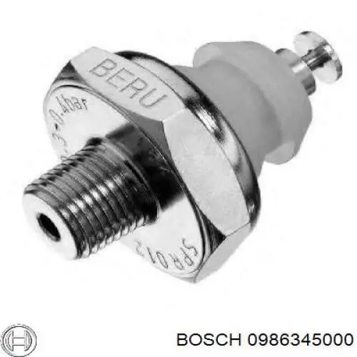 Купити 0986345000 Bosch Датчик тиску масла